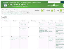 Tablet Screenshot of crestonevents.ca